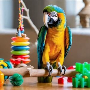 DIY Macaw Toys