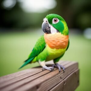 Green cheeked conures for beginners.