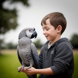 How to train an African Grey parrot to talk?