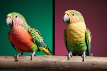 Pineapple conures vs other conures.