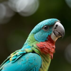 Turquoise conure: turquoise as a pet.