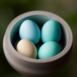 Olive Egger eggs.