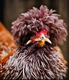 Polish Frizzle Chicken.